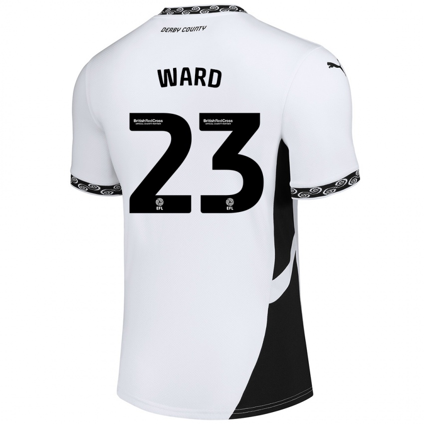 Criança Camisola Joe Ward #23 Preto Branco Principal 2024/25 Camisa Brasil