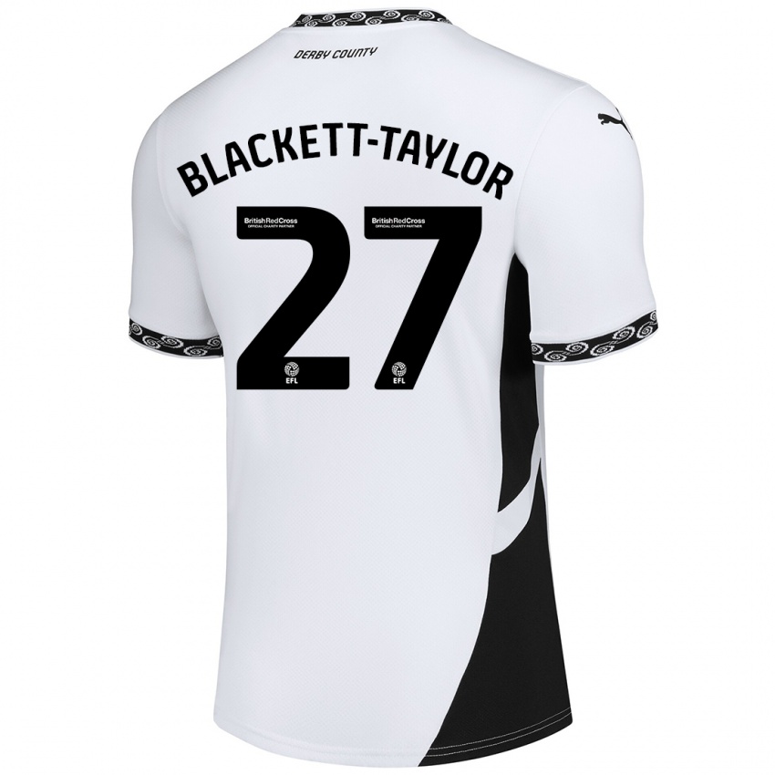 Criança Camisola Corey Blackett-Taylor #27 Preto Branco Principal 2024/25 Camisa Brasil