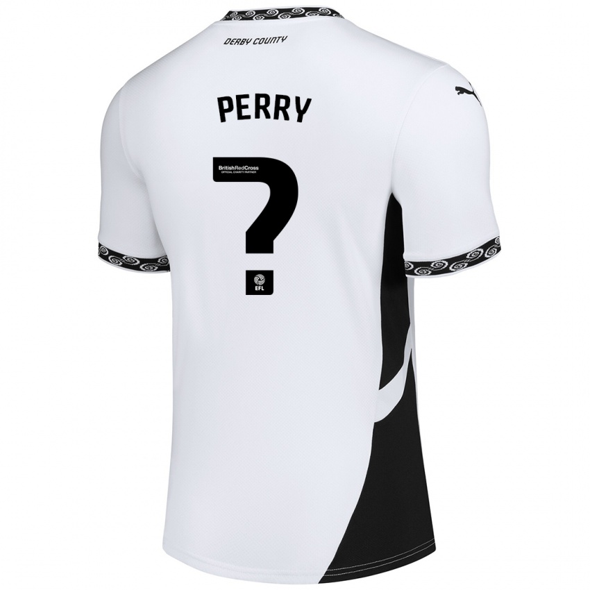 Criança Camisola Jack Perry #0 Preto Branco Principal 2024/25 Camisa Brasil