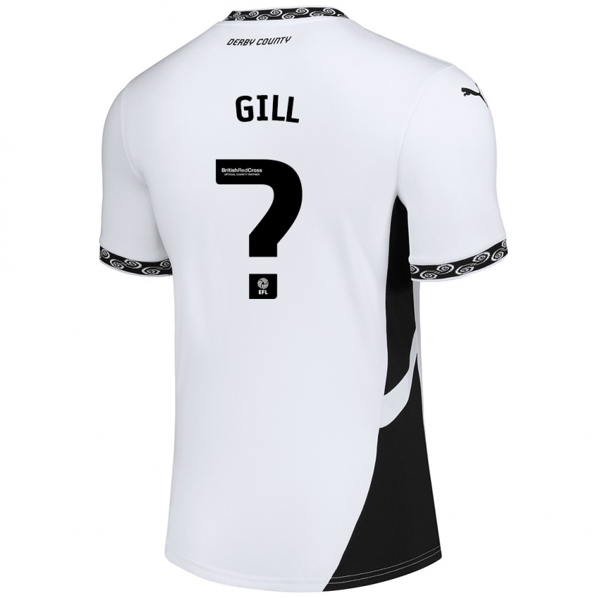 Criança Camisola Tristan Gill #0 Preto Branco Principal 2024/25 Camisa Brasil