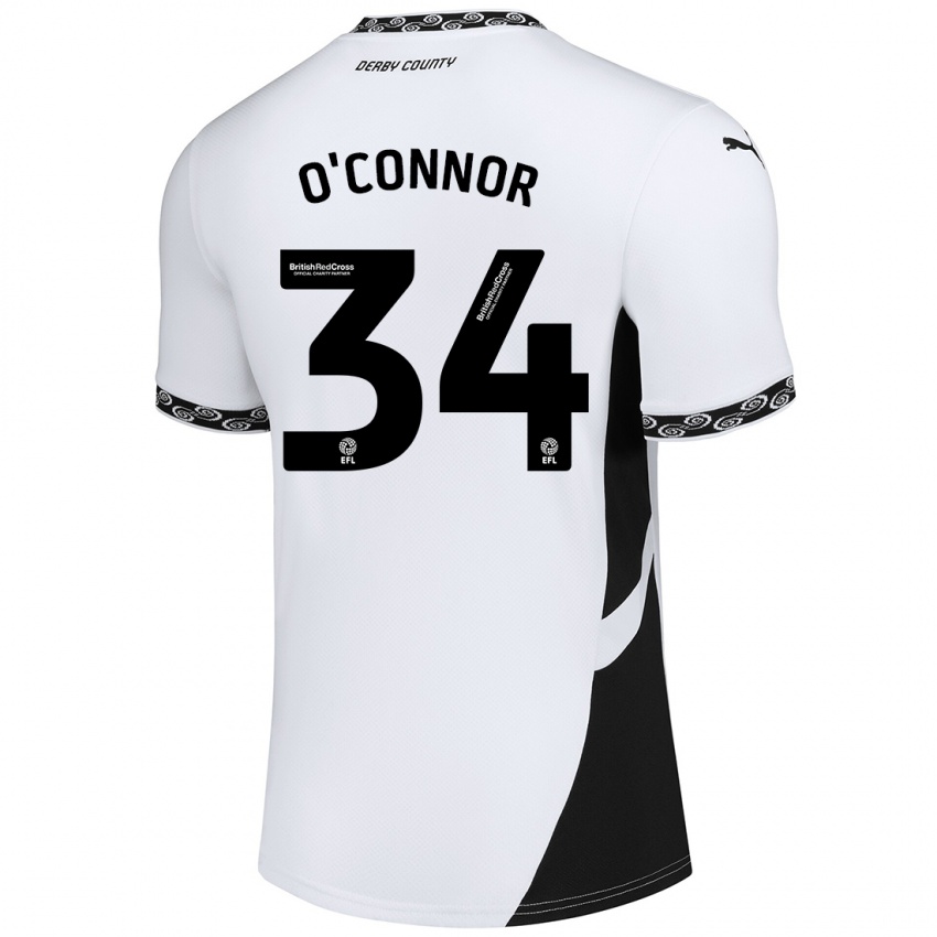 Criança Camisola Dolcie O'connor #34 Preto Branco Principal 2024/25 Camisa Brasil