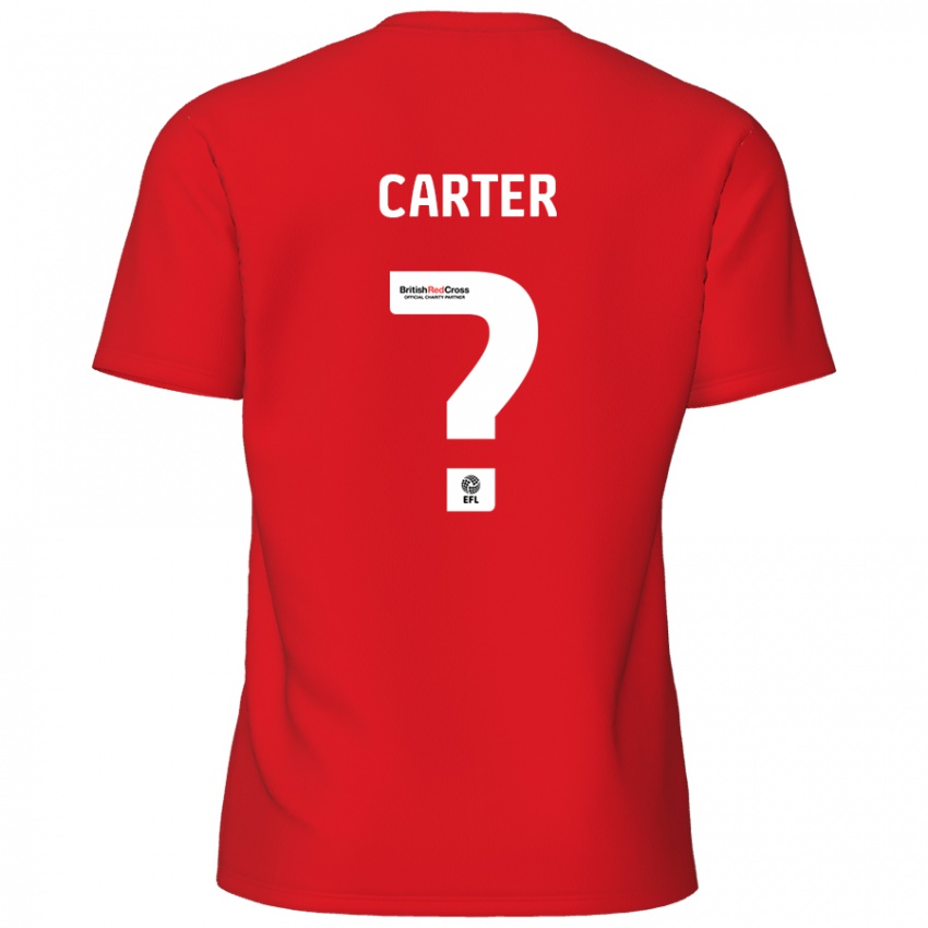 Criança Camisola Dan Carter #0 Vermelho Principal 2024/25 Camisa Brasil