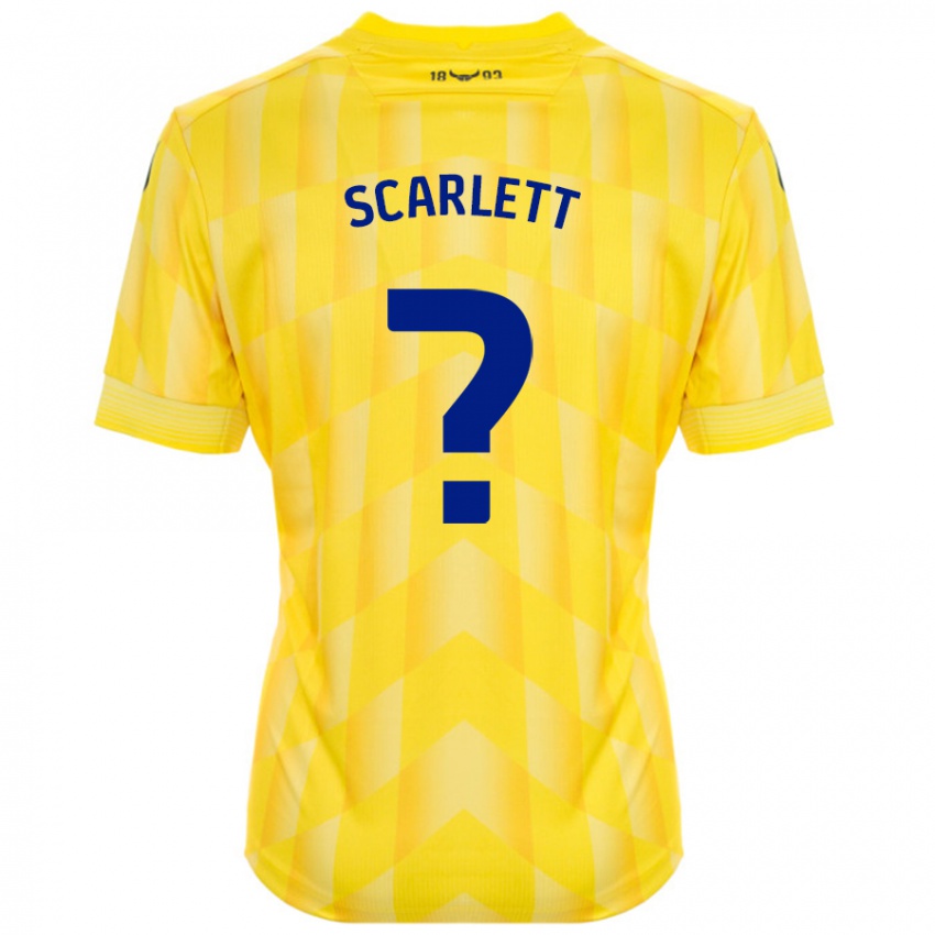 Criança Camisola Dane Scarlett #0 Amarelo Principal 2024/25 Camisa Brasil