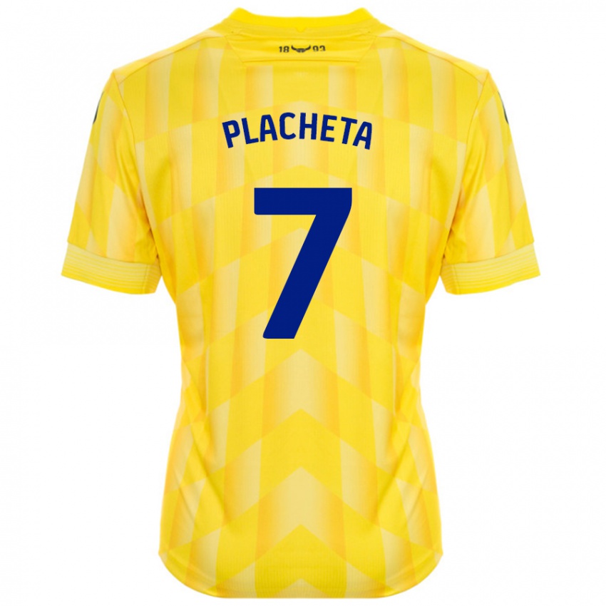 Criança Camisola Przemyslaw Placheta #7 Amarelo Principal 2024/25 Camisa Brasil