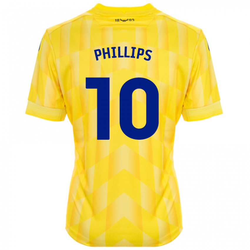 Criança Camisola Matt Phillips #10 Amarelo Principal 2024/25 Camisa Brasil