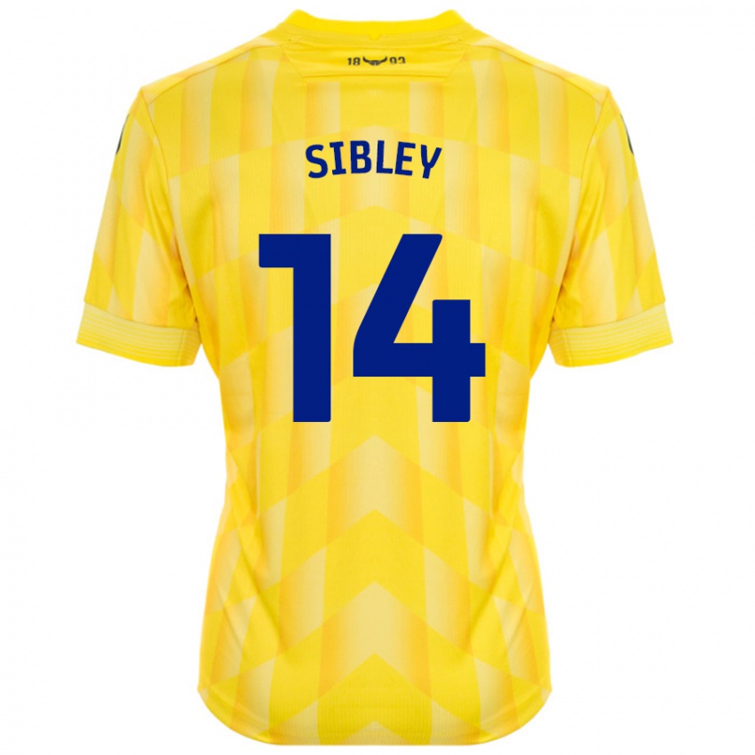 Criança Camisola Louie Sibley #14 Amarelo Principal 2024/25 Camisa Brasil