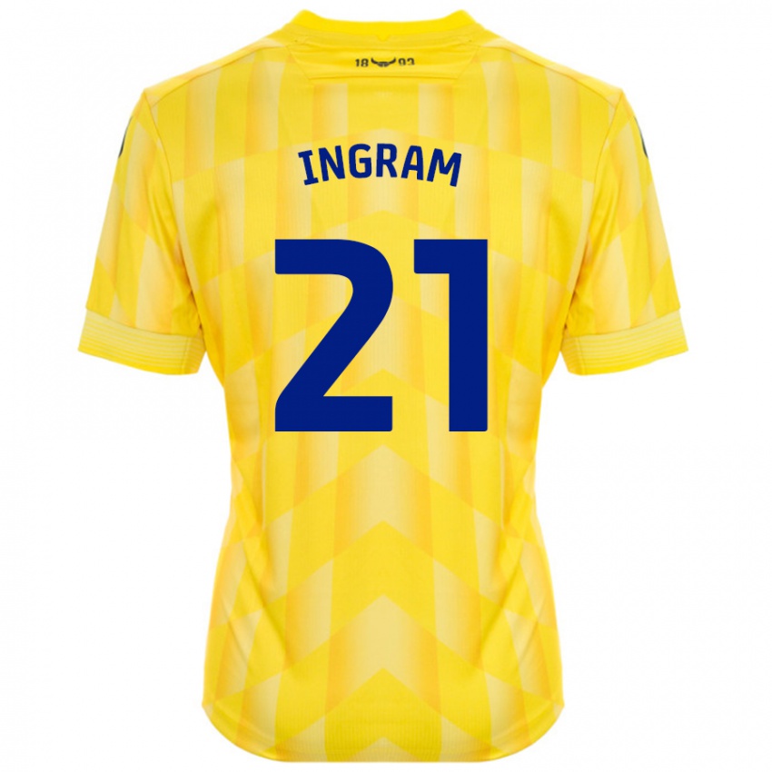 Criança Camisola Matt Ingram #21 Amarelo Principal 2024/25 Camisa Brasil