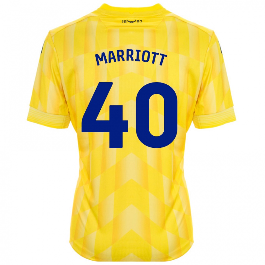 Criança Camisola Monty Marriott #40 Amarelo Principal 2024/25 Camisa Brasil