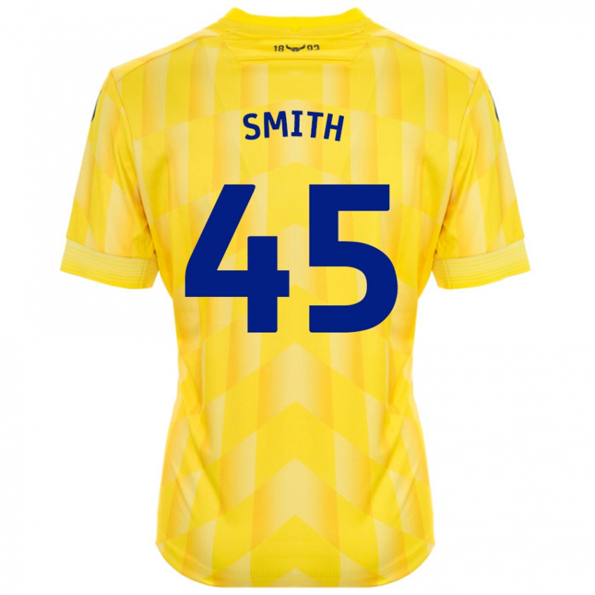 Criança Camisola Max Smith #45 Amarelo Principal 2024/25 Camisa Brasil