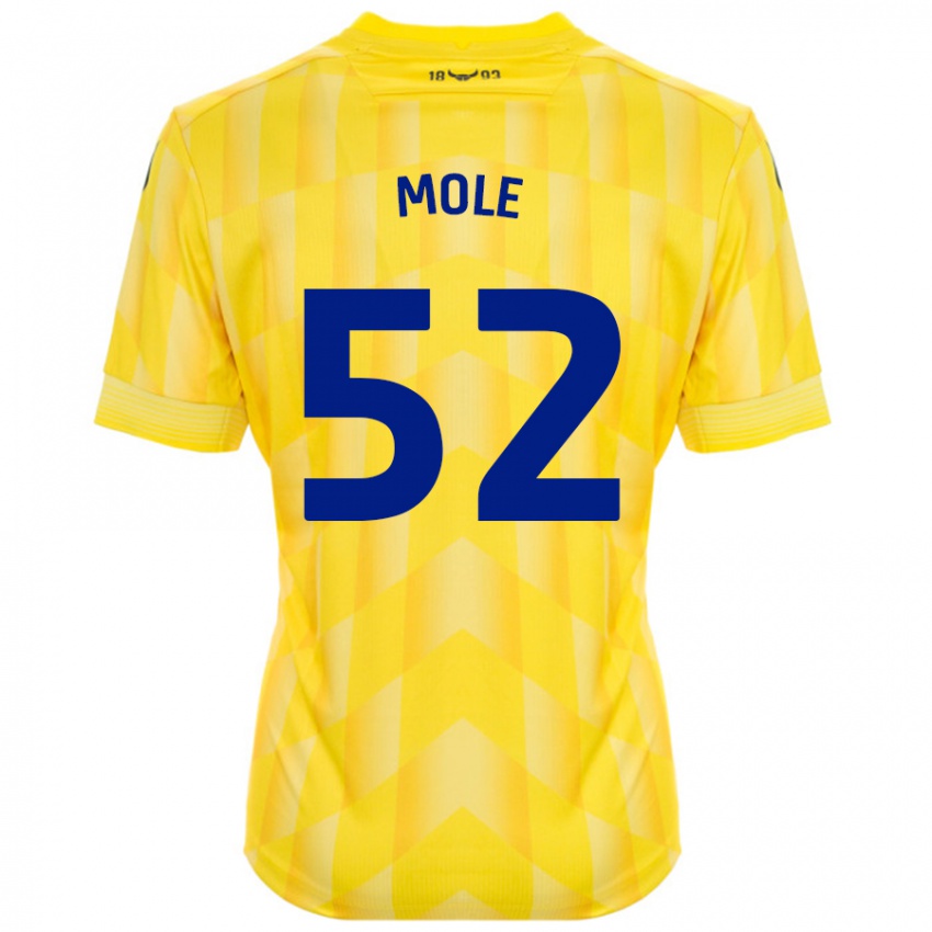 Criança Camisola Harrison Mole #52 Amarelo Principal 2024/25 Camisa Brasil