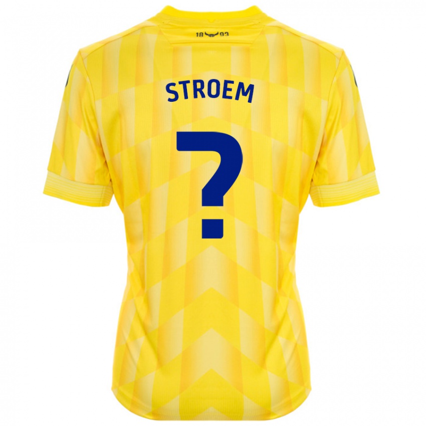 Criança Camisola Lena Stroem #0 Amarelo Principal 2024/25 Camisa Brasil