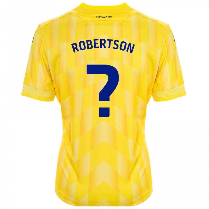 Criança Camisola Maddie Robertson #0 Amarelo Principal 2024/25 Camisa Brasil