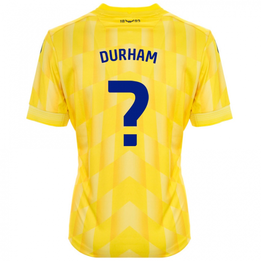 Criança Camisola Lucy Durham #0 Amarelo Principal 2024/25 Camisa Brasil