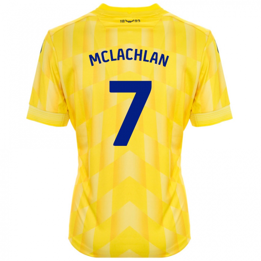 Criança Camisola Daisy Mclachlan #7 Amarelo Principal 2024/25 Camisa Brasil