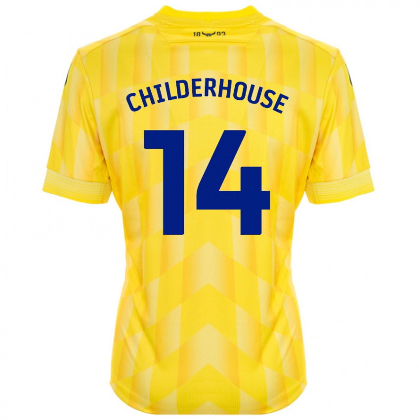 Criança Camisola Molly Childerhouse #14 Amarelo Principal 2024/25 Camisa Brasil