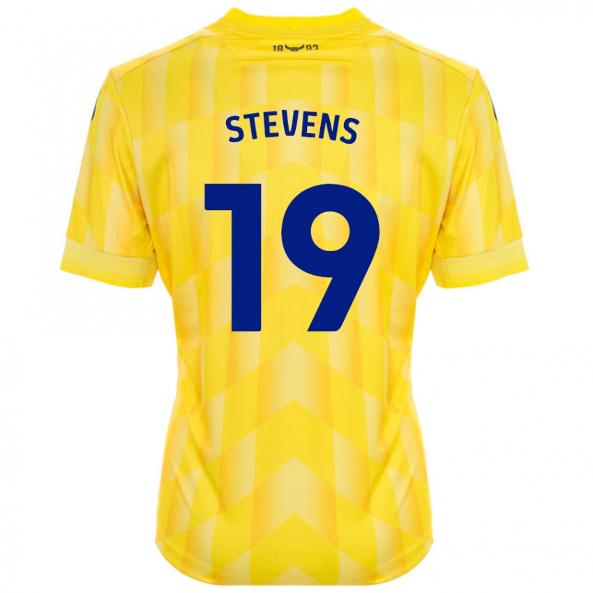 Criança Camisola Lily Stevens #19 Amarelo Principal 2024/25 Camisa Brasil