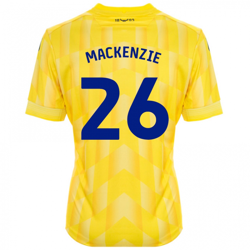 Criança Camisola Hannah Mackenzie #26 Amarelo Principal 2024/25 Camisa Brasil