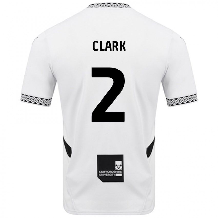 Criança Camisola Mitch Clark #2 Branco Principal 2024/25 Camisa Brasil