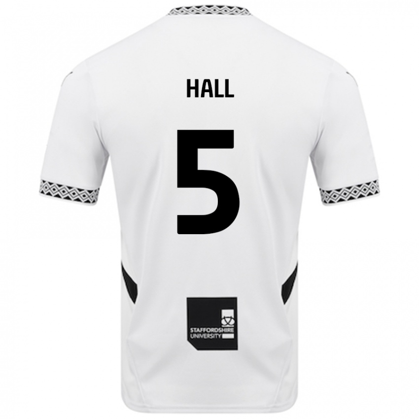 Criança Camisola Connor Hall #5 Branco Principal 2024/25 Camisa Brasil