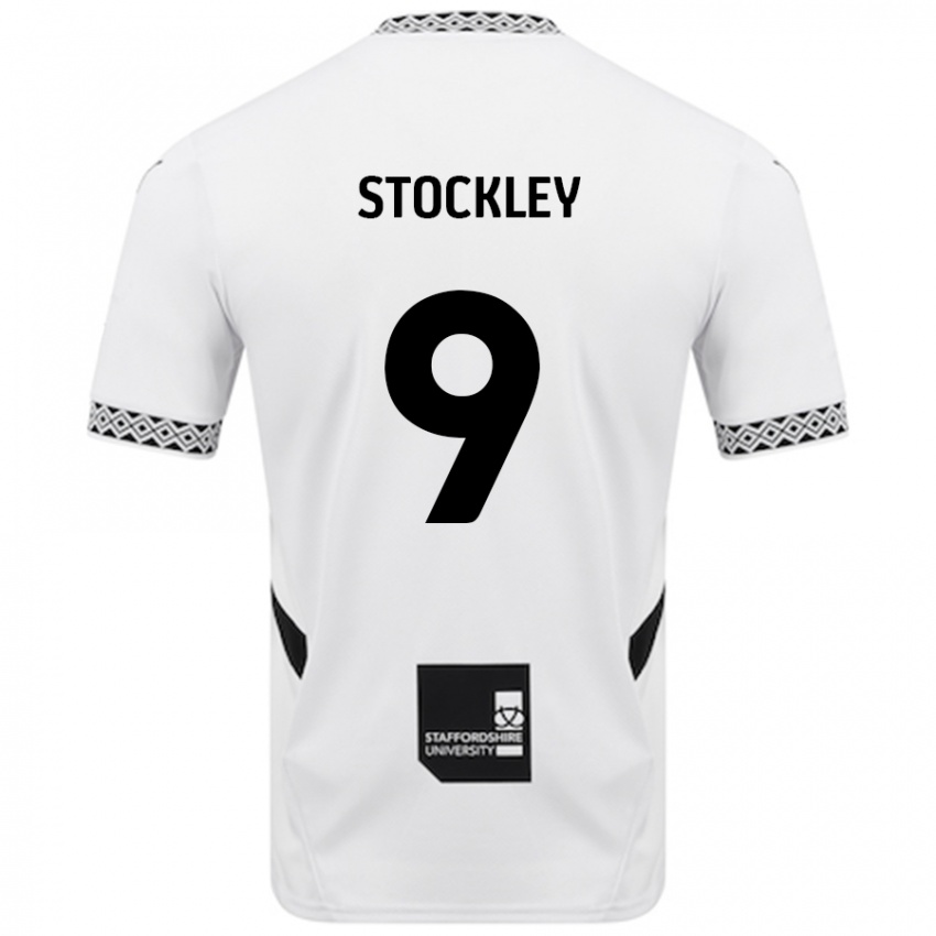 Criança Camisola Jayden Stockley #9 Branco Principal 2024/25 Camisa Brasil