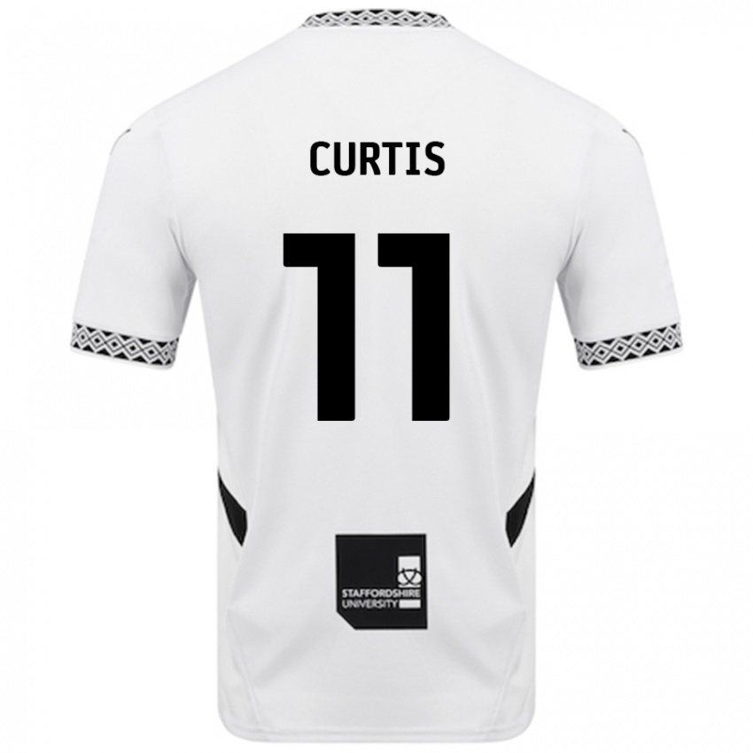 Criança Camisola Ronan Curtis #11 Branco Principal 2024/25 Camisa Brasil