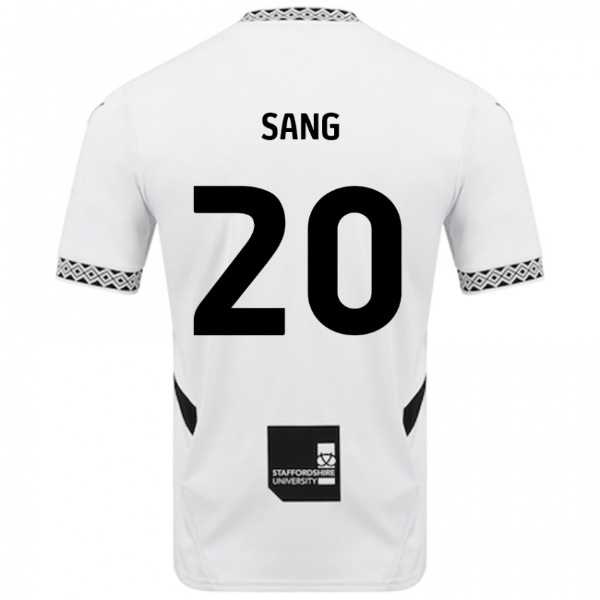 Criança Camisola Tom Sang #20 Branco Principal 2024/25 Camisa Brasil