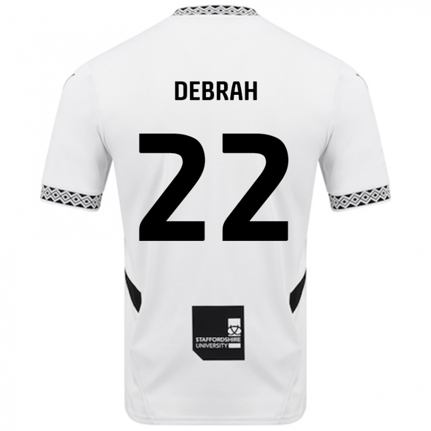 Criança Camisola Jesse Debrah #22 Branco Principal 2024/25 Camisa Brasil