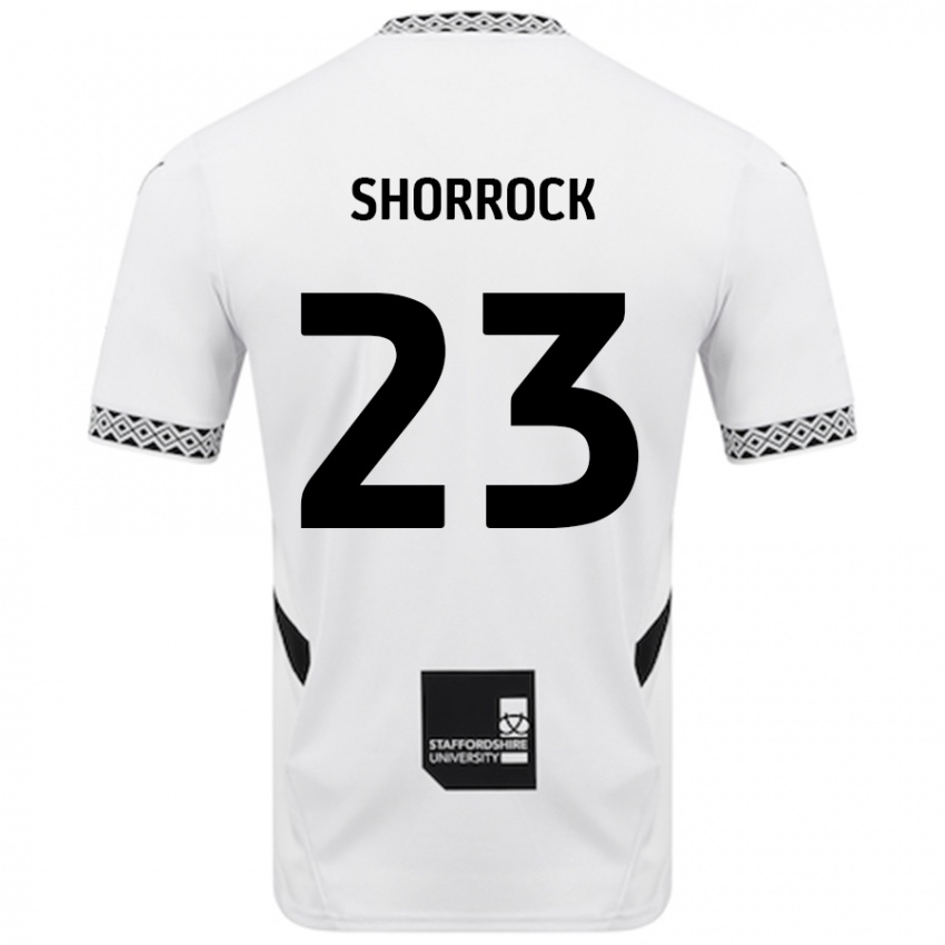 Criança Camisola Jack Shorrock #23 Branco Principal 2024/25 Camisa Brasil