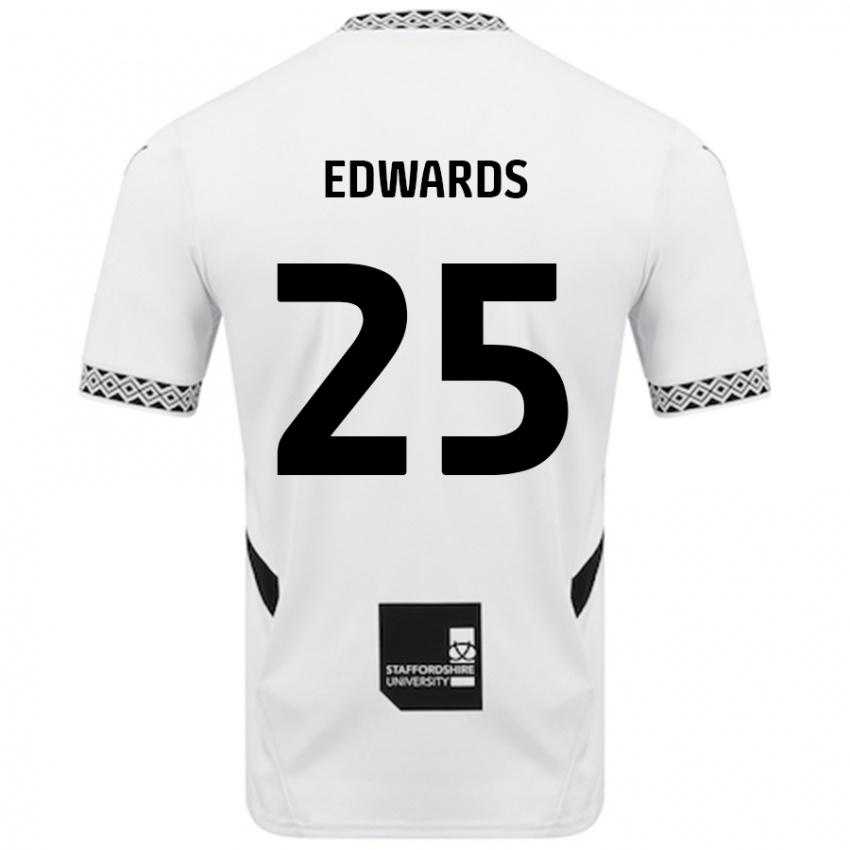 Criança Camisola Diamond Edwards #25 Branco Principal 2024/25 Camisa Brasil