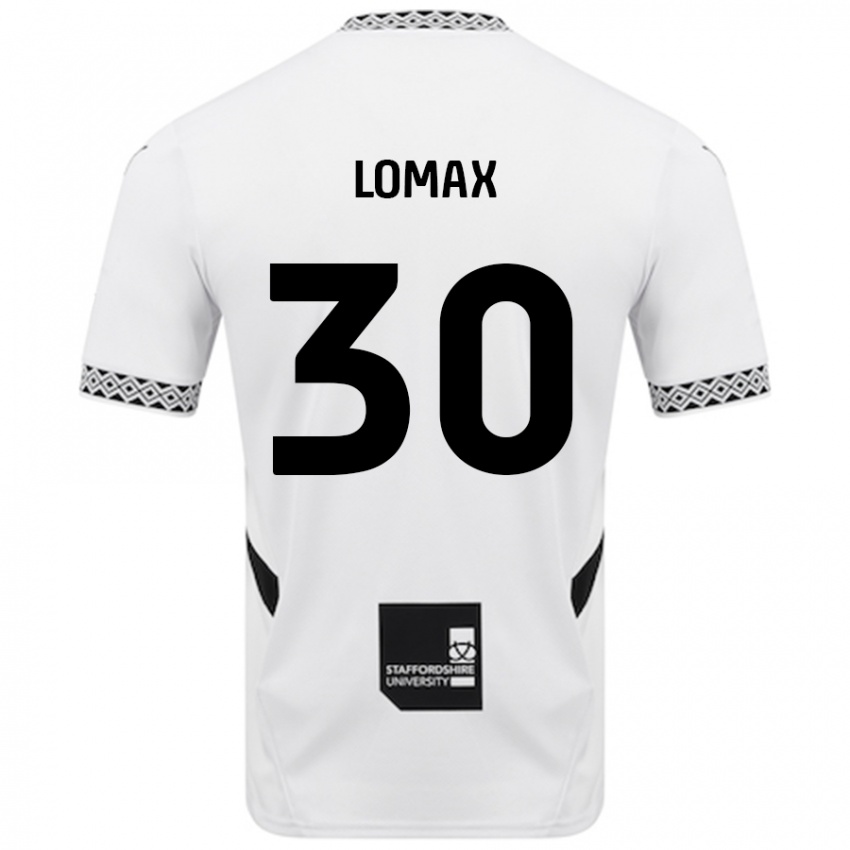 Criança Camisola Ben Lomax #30 Branco Principal 2024/25 Camisa Brasil