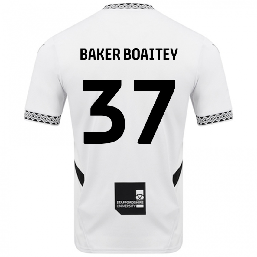 Criança Camisola Benicio Baker-Boaitey #37 Branco Principal 2024/25 Camisa Brasil