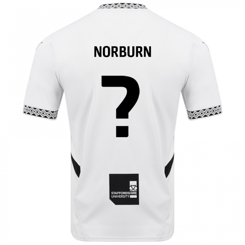 Criança Camisola Dylan Norburn #0 Branco Principal 2024/25 Camisa Brasil