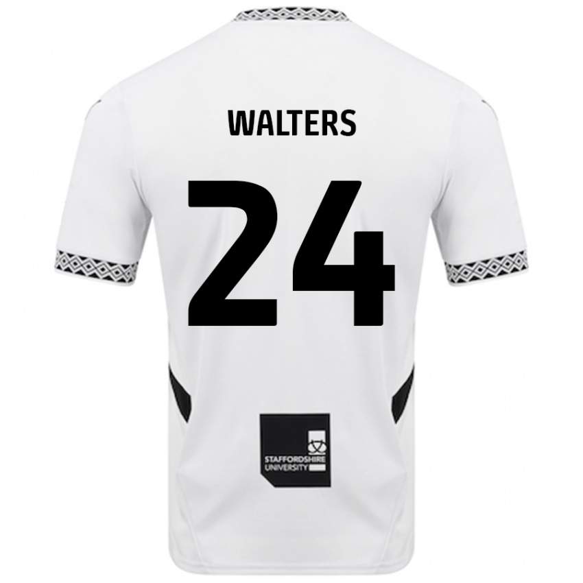 Criança Camisola Rhys Walters #24 Branco Principal 2024/25 Camisa Brasil