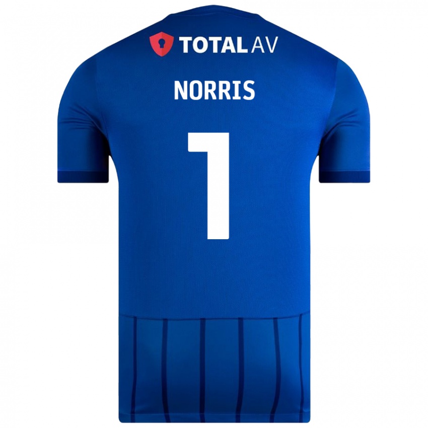 Criança Camisola Will Norris #1 Azul Principal 2024/25 Camisa Brasil