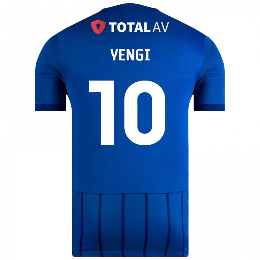 Criança Camisola Kusini Yengi #10 Azul Principal 2024/25 Camisa Brasil