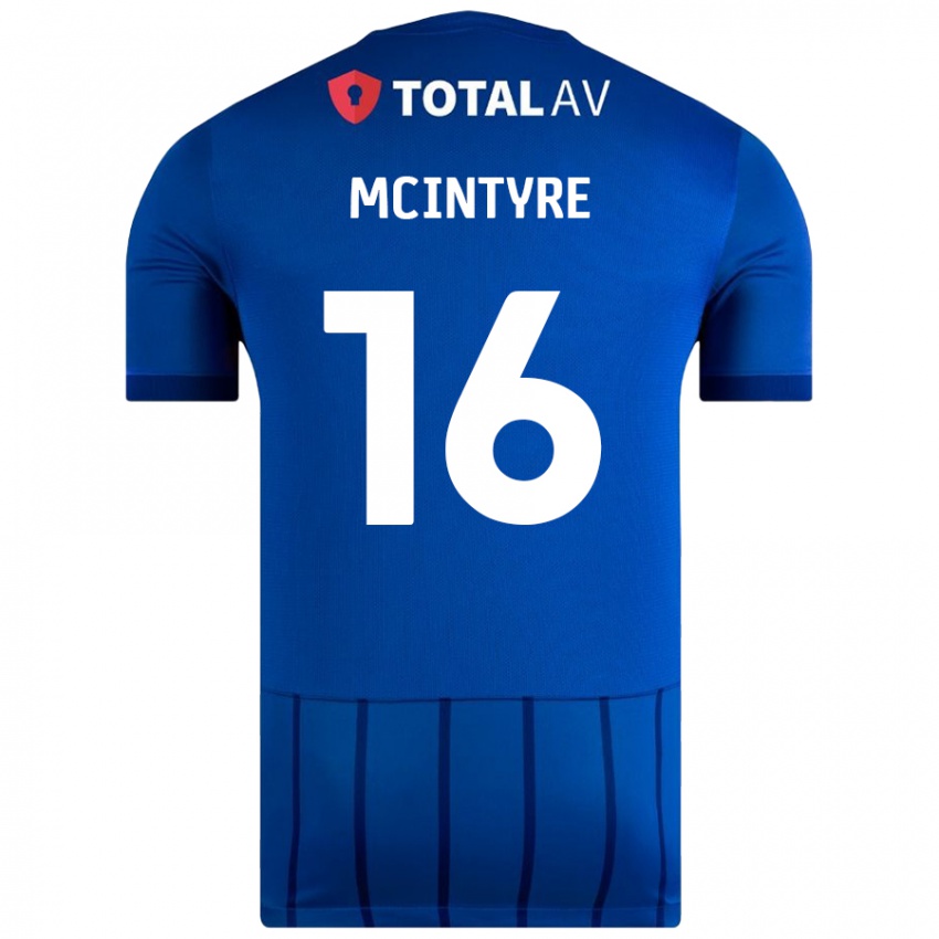 Criança Camisola Tom Mcintyre #16 Azul Principal 2024/25 Camisa Brasil