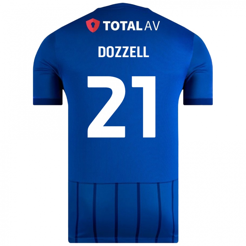 Criança Camisola Andre Dozzell #21 Azul Principal 2024/25 Camisa Brasil