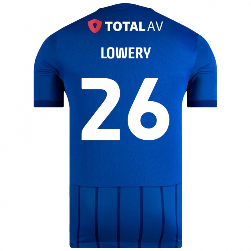 Criança Camisola Tom Lowery #26 Azul Principal 2024/25 Camisa Brasil