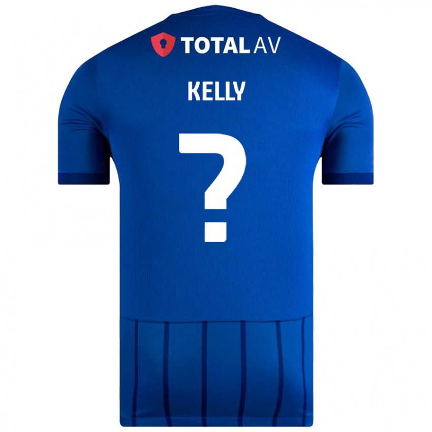 Criança Camisola Liam Kelly #0 Azul Principal 2024/25 Camisa Brasil