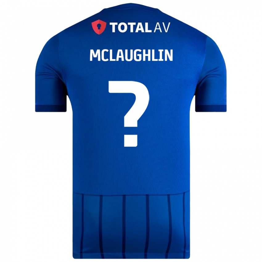 Criança Camisola Erin Mclaughlin #0 Azul Principal 2024/25 Camisa Brasil