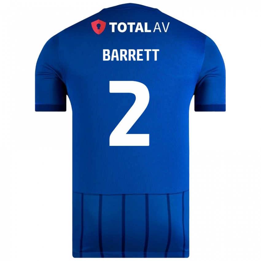 Criança Camisola Nicole Barrett #2 Azul Principal 2024/25 Camisa Brasil