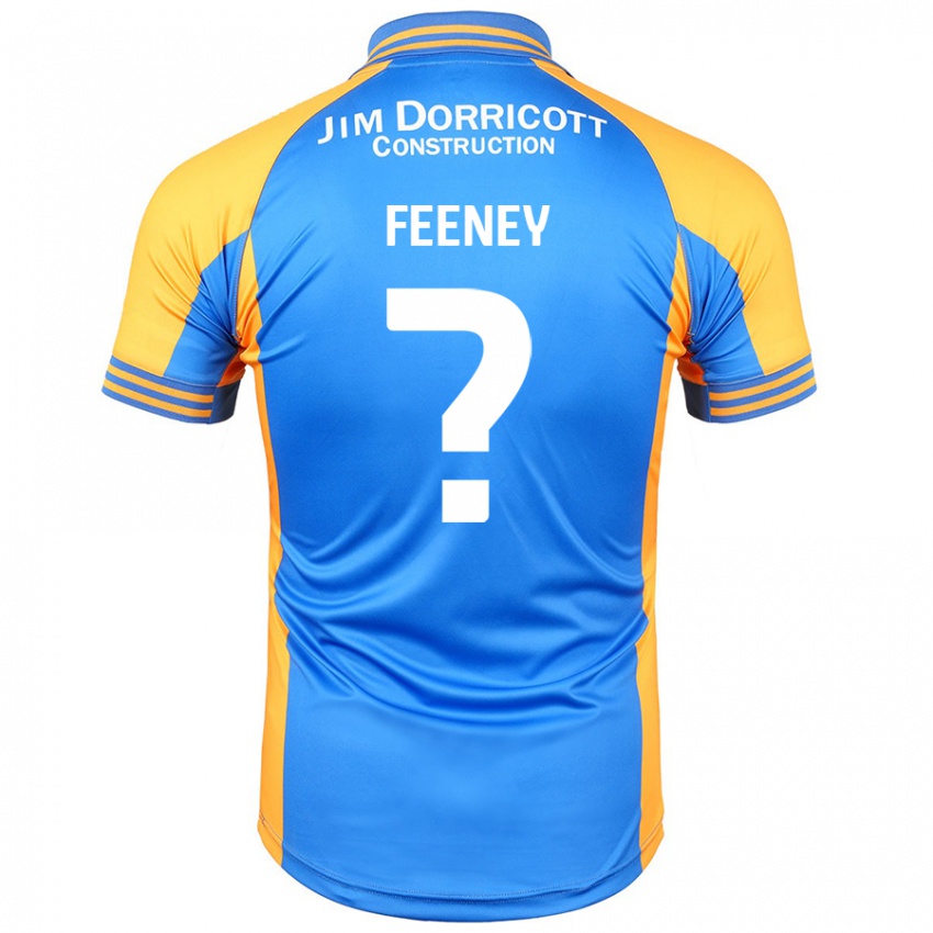 Criança Camisola Josh Feeney #0 Âmbar Azul Principal 2024/25 Camisa Brasil