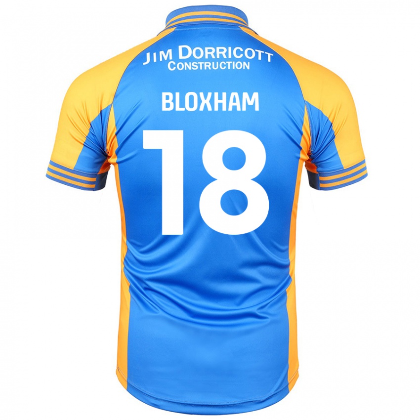 Criança Camisola Tom Bloxham #18 Âmbar Azul Principal 2024/25 Camisa Brasil