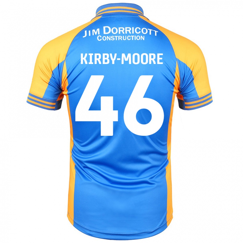 Criança Camisola Harvey Kirby-Moore #46 Âmbar Azul Principal 2024/25 Camisa Brasil