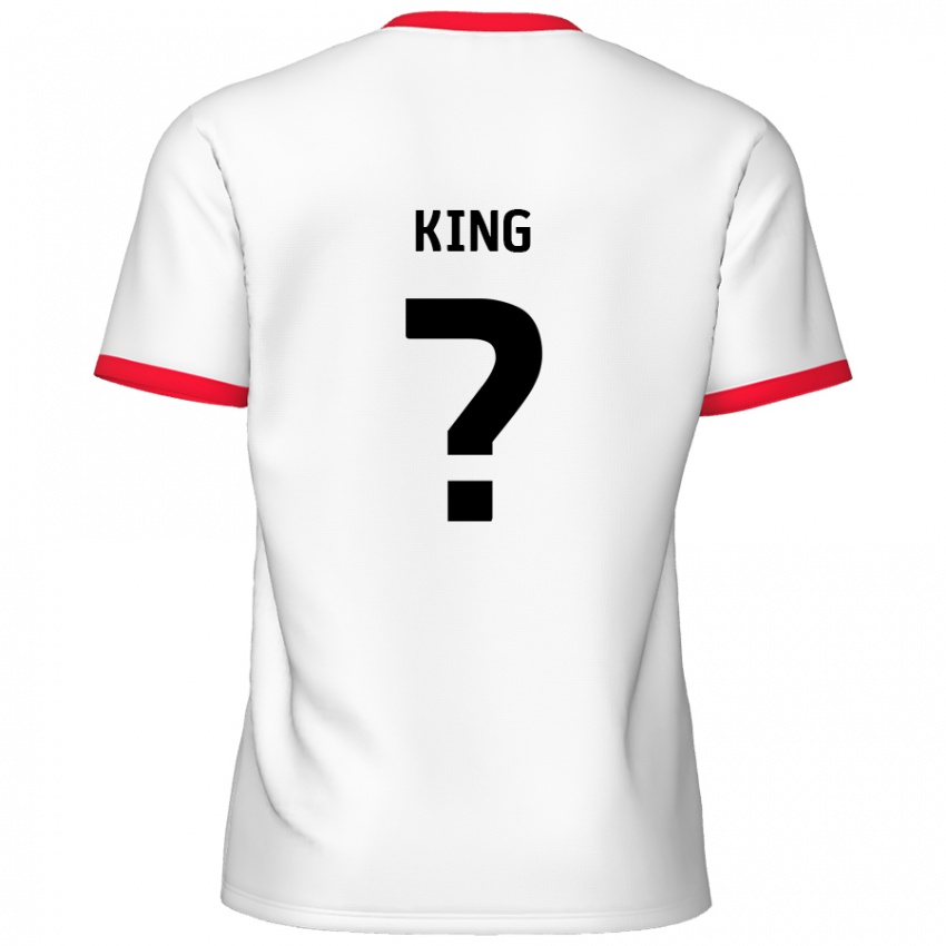 Criança Camisola Eli King #0 Vermelho Branco Principal 2024/25 Camisa Brasil