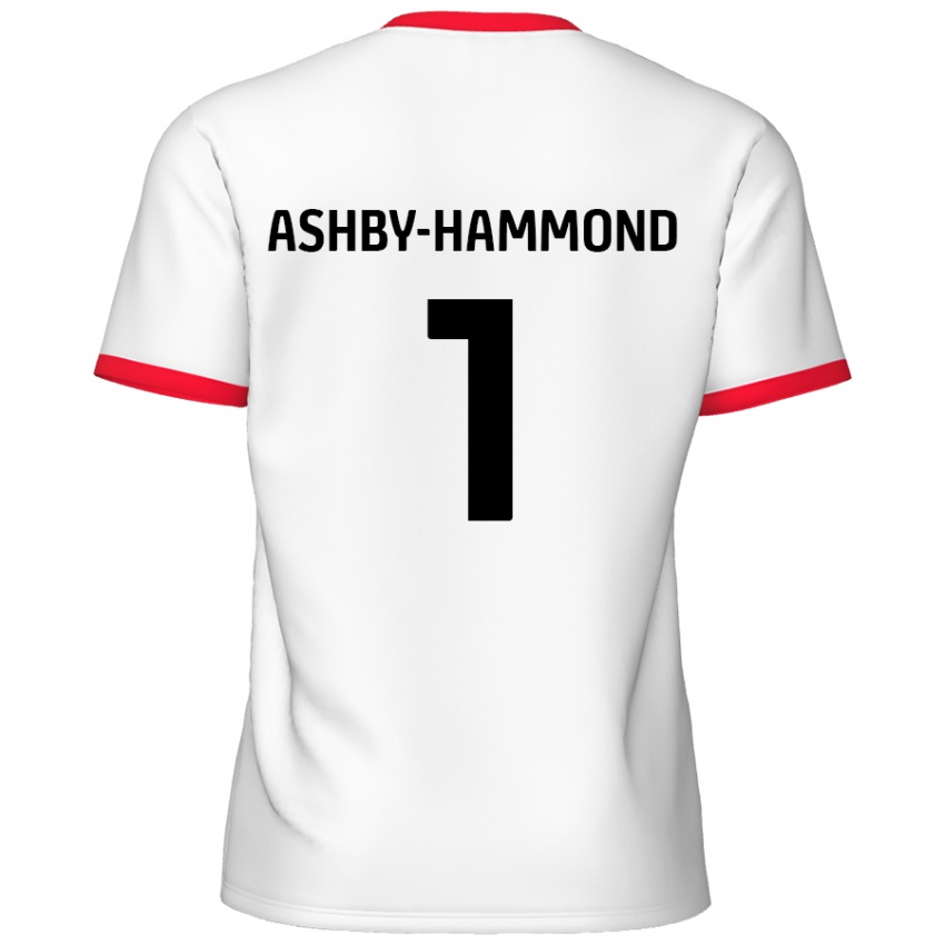 Criança Camisola Taye Ashby-Hammond #1 Vermelho Branco Principal 2024/25 Camisa Brasil