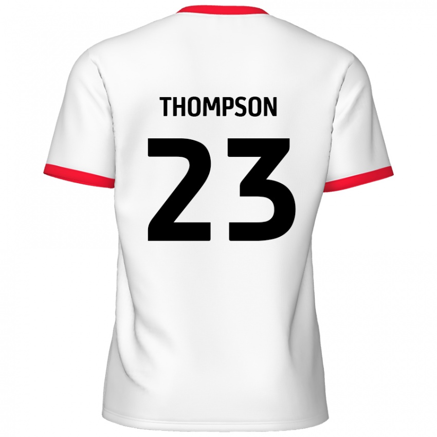 Criança Camisola Louis Thompson #23 Vermelho Branco Principal 2024/25 Camisa Brasil