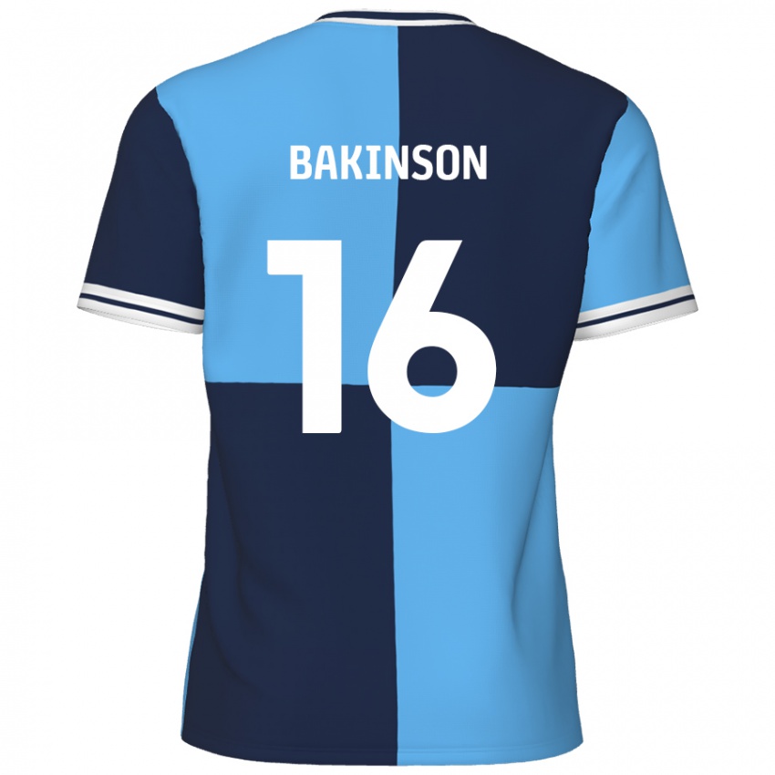 Criança Camisola Tyreeq Bakinson #16 Azul Céu Azul Escuro Principal 2024/25 Camisa Brasil