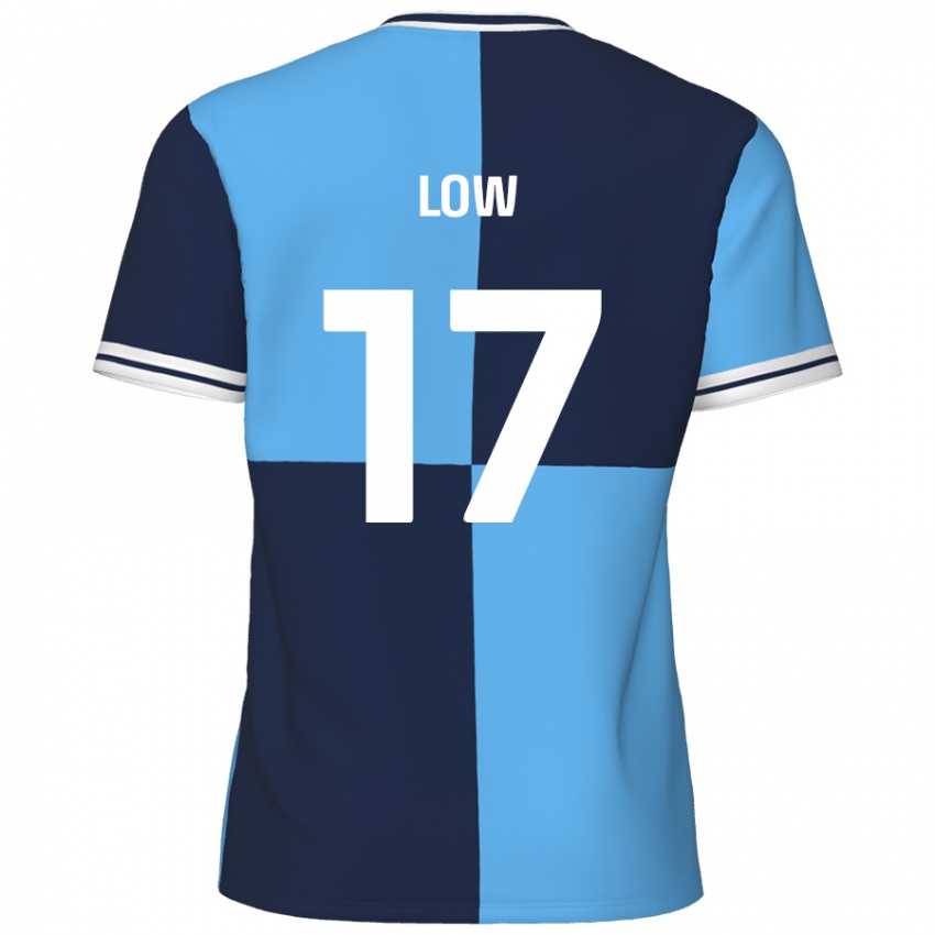 Criança Camisola Joe Low #17 Azul Céu Azul Escuro Principal 2024/25 Camisa Brasil