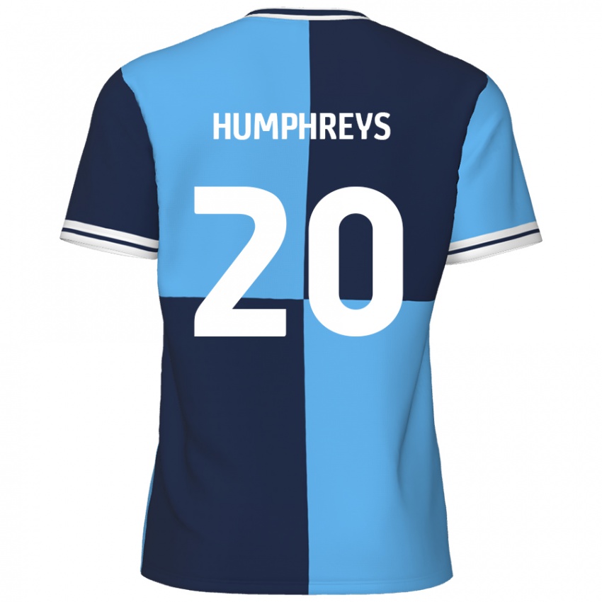 Criança Camisola Cameron Humphreys #20 Azul Céu Azul Escuro Principal 2024/25 Camisa Brasil